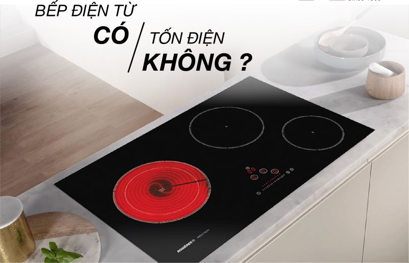 Sử dụng bếp điện từ có tốn điện không?