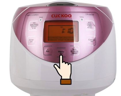 cách sử dujg nồi cơm điện cuckoo